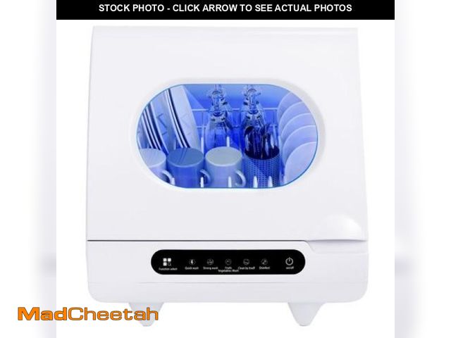 Lot 74-12143805 - AMONSEE Smart Countertop Dishwasher 360ÃÂ° Rotating Spray 158Ã¢ââ°ÃÂ°C with 5 Functions Automat...