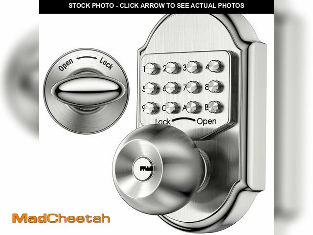 Lot 74-14269024 - Keyless Entry Door Lock Deadbolt Stainless Steel 304 Keypad Mechanical Digital Combination Double Se...