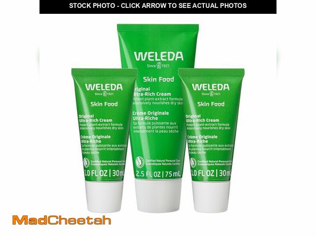 Lot 74-14066315 - Weleda Skin Food Original Ultra-Rich Body Cream Trio, 3 Piece Set, 2.5 Fluid Ounce (Pack of 1), 1 Fl...
