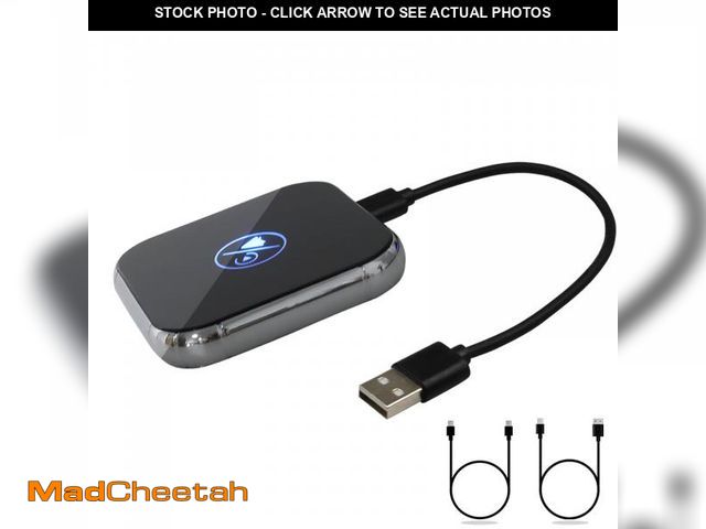 Lot 74-11168656 - Wireless CarPlay Adapter for Apple iPhone,Connection Converts Factory Wired to Wireless CarPlay Adap...
