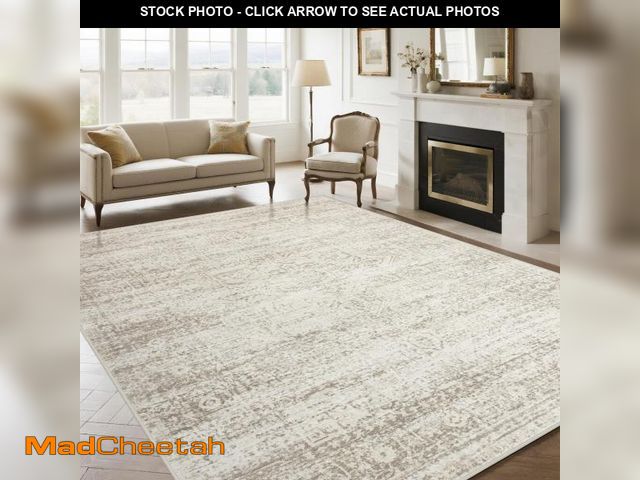 Lot 74-12520959 - Washable Rugs 5x7 Area Rugs for Living Room,Rugs for Bedroom, Large Carpets,Ultra Soft Faux Wool Ret...