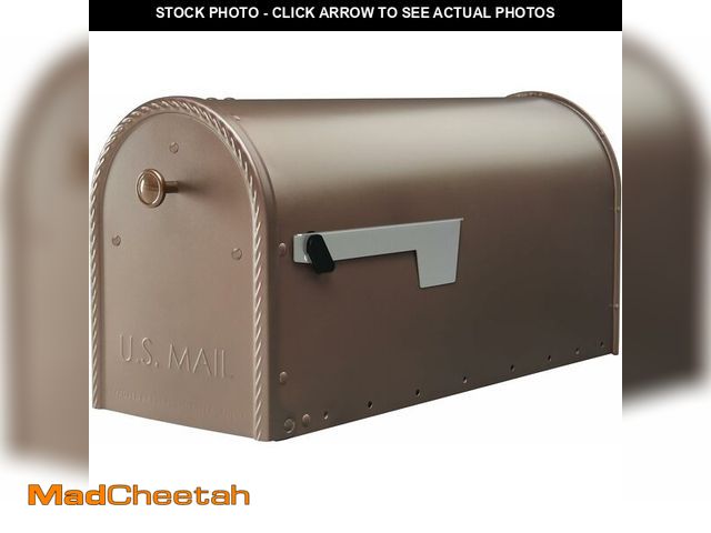 Lot 74-14290192 - Architectural Mailboxes EdwardsÃ¢âÂ¢ Weather-Resistant Steel Metal Post Mounted Mail Box for Outsi...