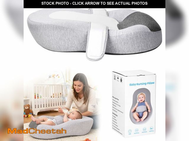 Lot 74-14477656 - Ktilura Reflux Pillow for Baby, Baby Feeding Support Wedge Pillow for Reducing Spit-Up, 2 Machine-Wa...