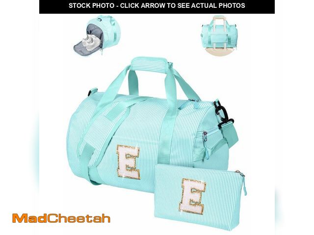 Lot 74-13631584 - Vogewood Tween Girl Gifts Trendy Stuff, Girls Travel Duffle Bag, Kids Initial Overnight Bags with Sh...