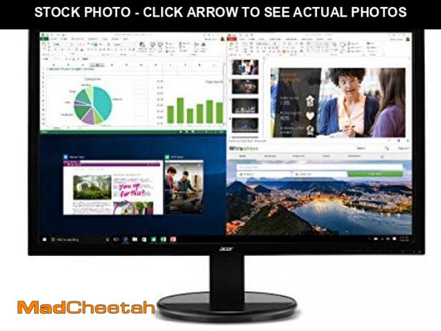 Lot 74-12414872 - Acer K202HQL Abi 19.5" HD (1366 x 768) NTSC 72% Color Gamut Tilt VESA Compatible Monitor for Work or...