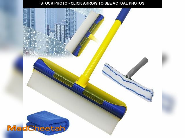 Lot 74-12716458 - Recyclable Silicone Window Squeegee Kit, Aqua Blade Window Squeegee Kit, 3 in 1 Glass Glass Cleaning...