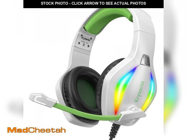 Lot 74-12308987 - Krysenix PG1 Gaming Headset with Microphone for PS4, PS5, PC, Switch, Xbox, Gaming Headphones with R...