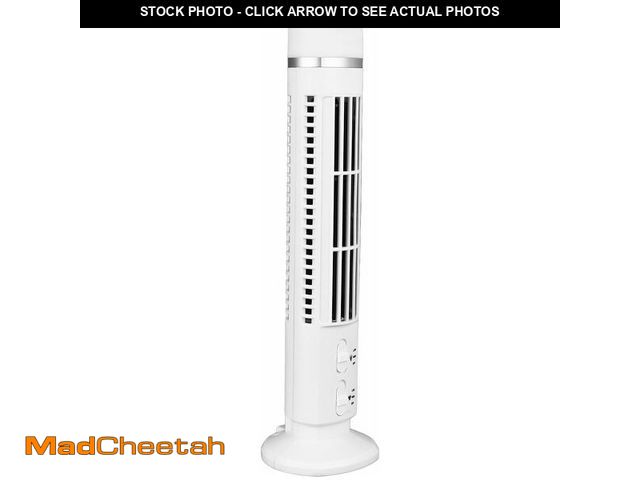 Lot 74-14278806 - Tower Fan, Bladeless Tower Fan, Office Desk Fan, 90 Degree Oscillating Quiet Portable USB Desk Fan w...