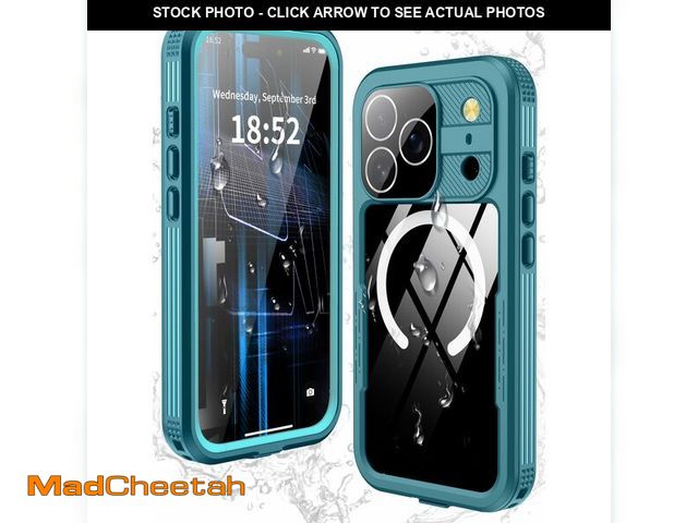 Lot 74-12701196 - GOLDJU Magnetic for iPhone 17 Pro Case-Waterproof, Built-in Screen &amp; Camera Protector-IP68 Under...