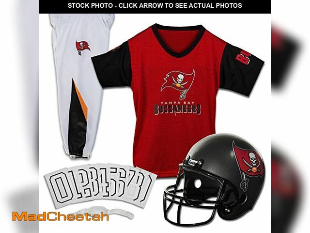 Lot 74-12664324 - Franklin Sports boys Franklin Sports NFL Team Licensed Deluxe Youth Uniform Set, Team Color, Medium ...