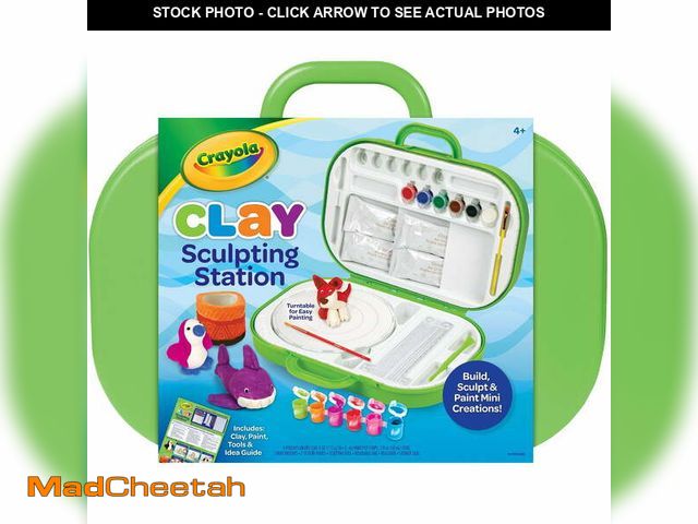 Lot 74-12859384 - Crayola Clay Sculpting Station, Art Set, Creative Toys, Gift for Kids, Unisex Child Ages 6+ - UNUSED