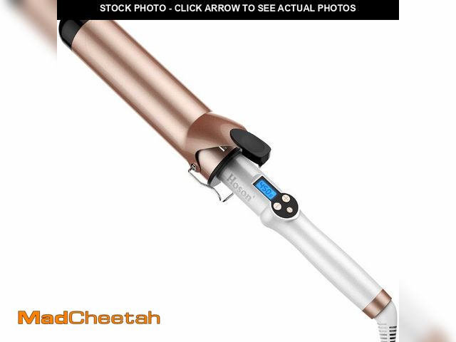 Lot 74-14476792 - Hoson 2 Inch Curling Iron Large Barrel, Long Barrel Curling Wand Dual Voltage, Ceramic Tourmaline Co...