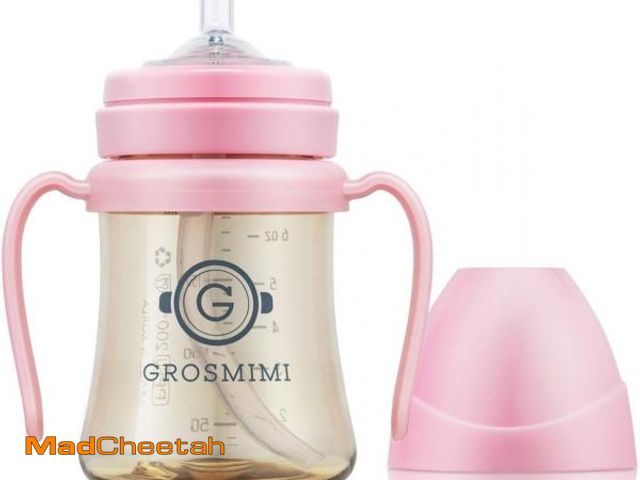 Lot 74-12326946 - GROSMIMI Spill Proof no Spill Magic Sippy Cup with Straw with Handle for Baby and Toddlers, Customiz...