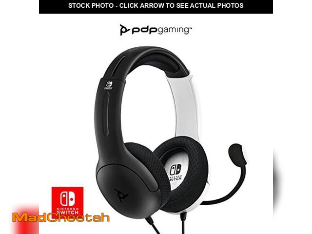 Lot 74-12330394 - PDP Gaming AIRLITE Stereo Headset with Mic for Nintendo Switch/Switch Lite/OLED - Wired Power Noise ...