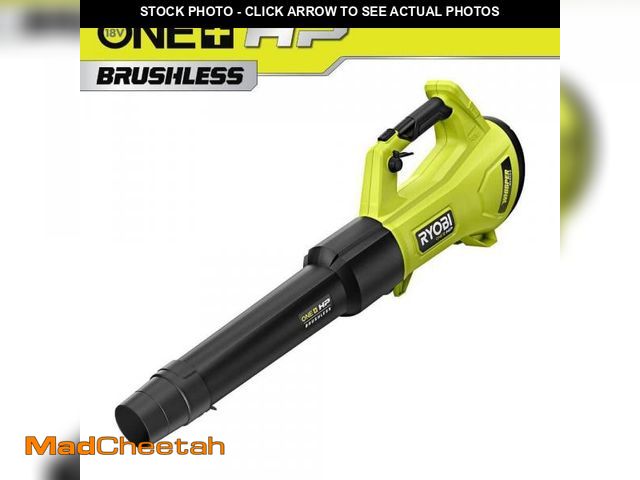 Lot 74-12289198 - RYOBI ONE+ HP 18V Brushless Whisper Series 130 MPH 450 CFM Cordless Battery Leaf Blower (Tool Only) ...