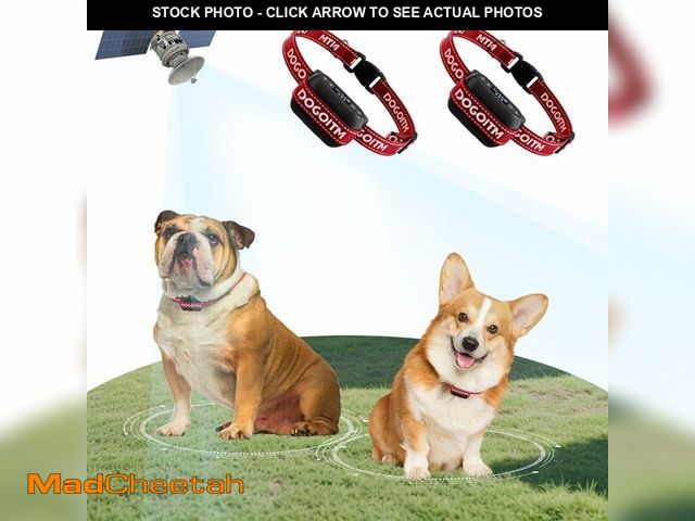 Lot 74-13623975 - DOGOITM Wireless Dog Fence for 2 Dogs, GPS Wireless Dog Collar with 3 Warning Modes, Pet Containment...
