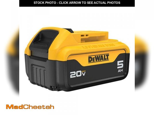 Lot 74-12143711 - DEWALT 20V MAX Premium Lithium-Ion 5.0Ah Battery Pack - UNUSED