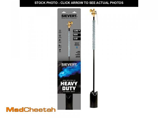 Lot 74-12390999 - SIEVERT Heavy-Duty Outdoor Propane Gas Torch (Fuel Not Included) - UNUSED