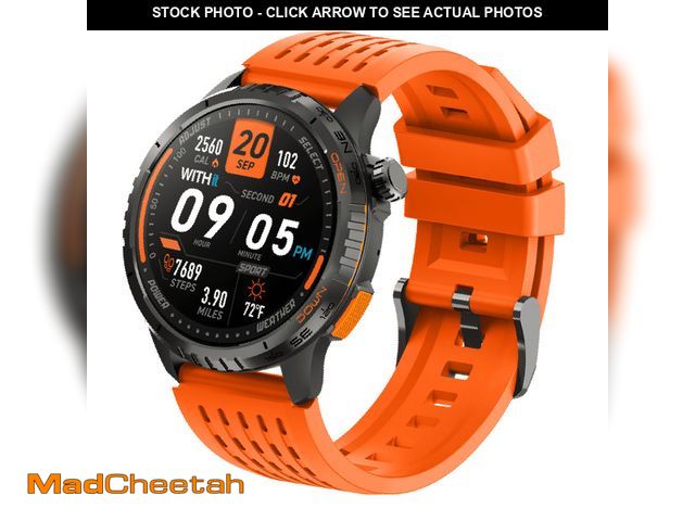 Lot 74-12688483 - WITHit Zetta Series Smartwatch, 1.43" Full Touch Amoled Screen, Unisex - UNUSED