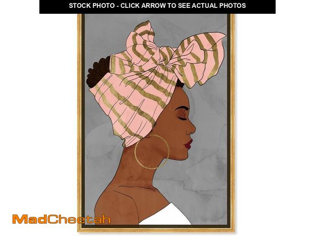 Lot 74-12762525 - The Oliver Gal Artist Co. Fashion and Glam Wall Art Framed Canvas Prints 'Blush and Golden Wraps' Po...