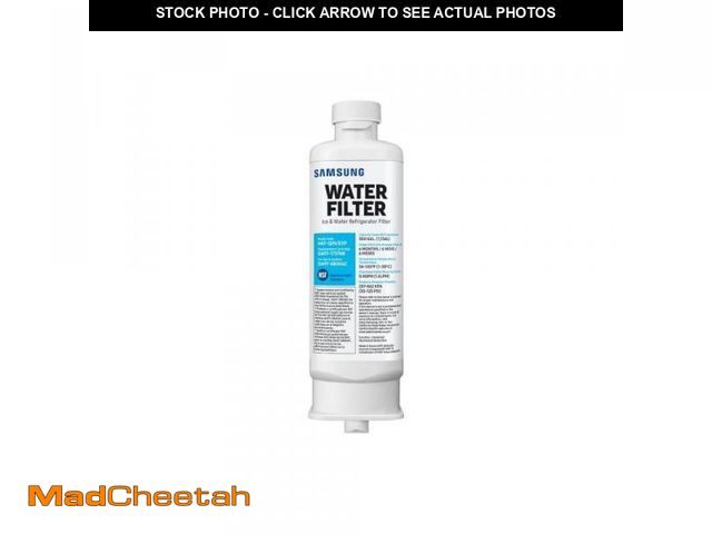 Lot 74-11556280 - SAMSUNG Genuine Filter for Refrigerator Water and Ice, Carbon Block Filtration, Reduces 99% of Harmf...