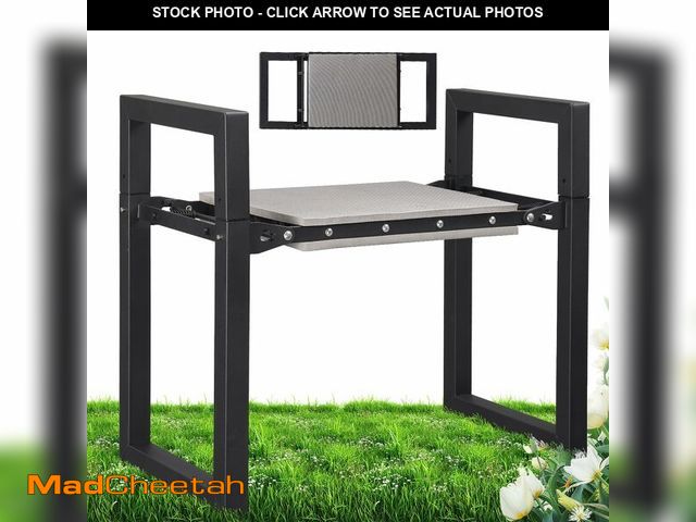 Lot 74-14267467 - Garden Kneeler and Seat, 12.7" Wide Folding Heavy Duty Gardening Bench with Handles for Kneeling and...