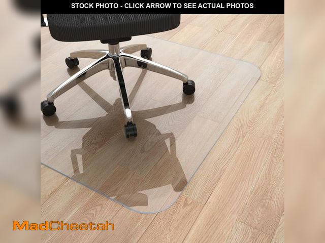 Lot 74-12490092 - Yecaye Office Chair Mat for Hardwood Floor, 36" x 48" Clear Computer Desk Chair Mat, PVC Heavy Duty ...