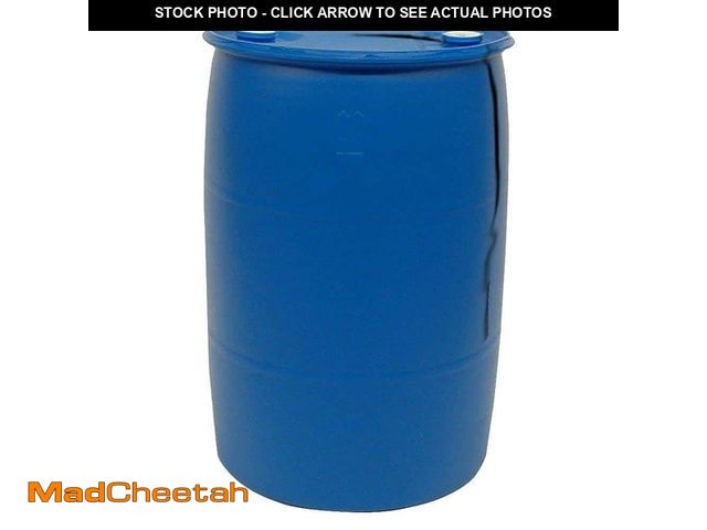 Lot 74-12534583 - *SEE DETAILS* Unbranded 55 Gal. Blue Industrial Plastic Drum *SEE DETAILS*  - USED