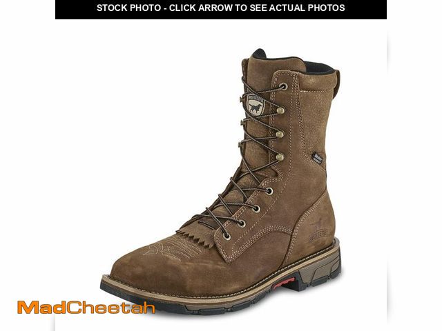 Lot 74-13503764 - Irish Setter, Marshall, MenÃ¢â¬s, 9", Waterproof, Steel Safety Toe, Work Boot, Brown, 12 D (Medium)...