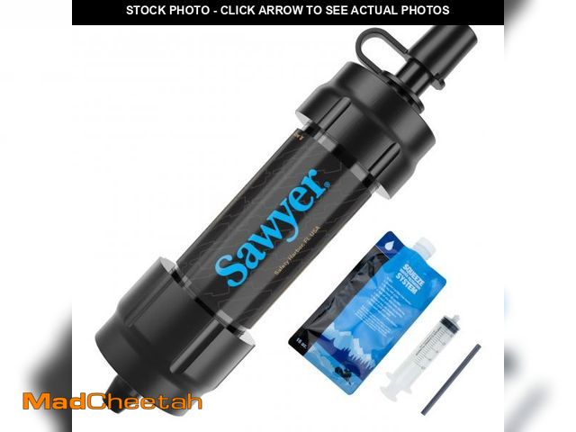 Lot 74-12363321 - Sawyer Products SP105 MINI Water Filtration System, Single, Black - UNUSED