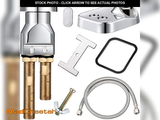 Lot 74-13625868 - Hortsun Shampoo Bowl Vacuum Breaker Kit, Hardware Handle, 7 Pcs Stainless Steel, Chromium Plated Bra...
