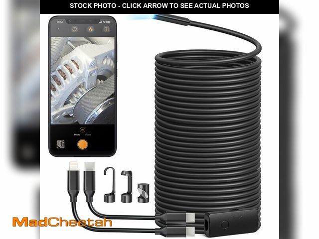 Lot 74-14423317 - Anykit Endoscope Camera with Light, 1920P HD Borescope - UNUSED