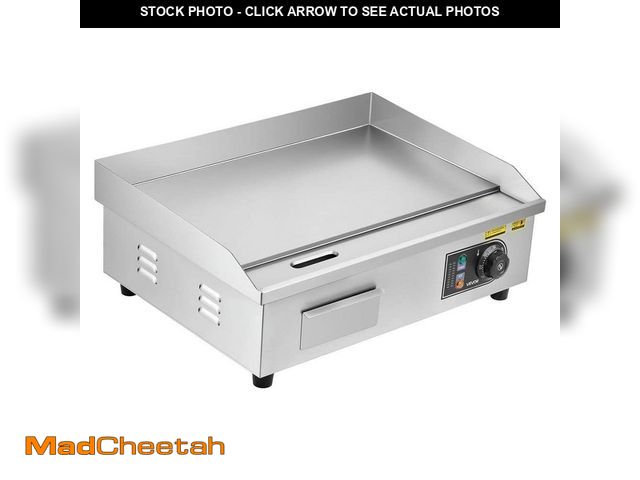 Lot 74-14182624 - SKYSHALO Commercial Electric Griddle, 3200-Watt Countertop Flat Top Grill 21.26 x 11.81 x 0. 39 in. ...