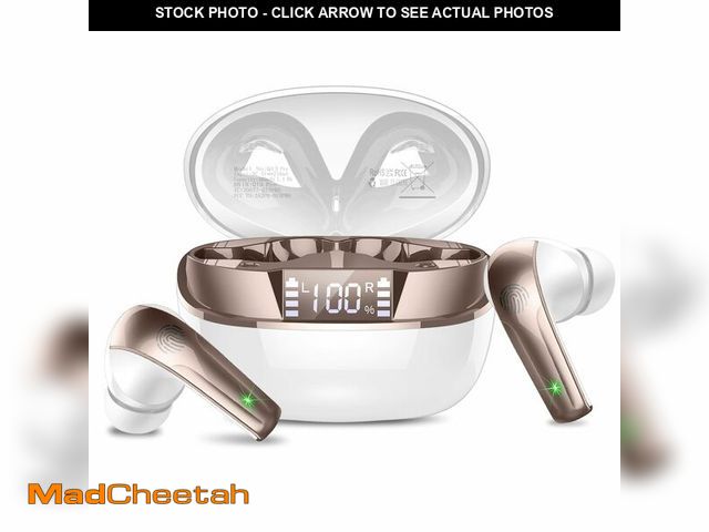 Lot 74-12883474 - Wireless Earbuds, Bluetooth 5.4 Headphones in Ear, Mini Bluetooth Earbuds HiFi Stereo Deep Bass with...