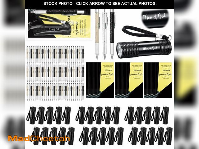 Lot 74-14055401 - 120 Pcs/30 Set Man of God Gifts for Men Bulk Fathers Day Church Gifts Christian Religious Party Favo...