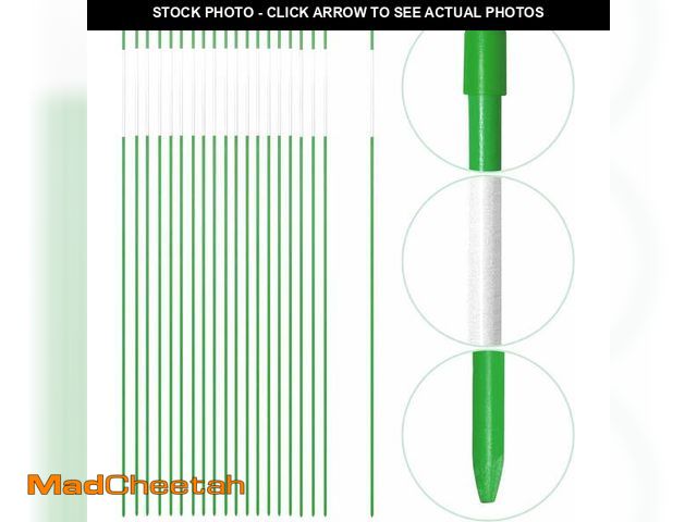 Lot 74-12677784 - Anley 20 Pack 48" Reflective Driveway Markers, Snow Stakes with Fiberglass Pole &amp; Hammer Cap (1/...