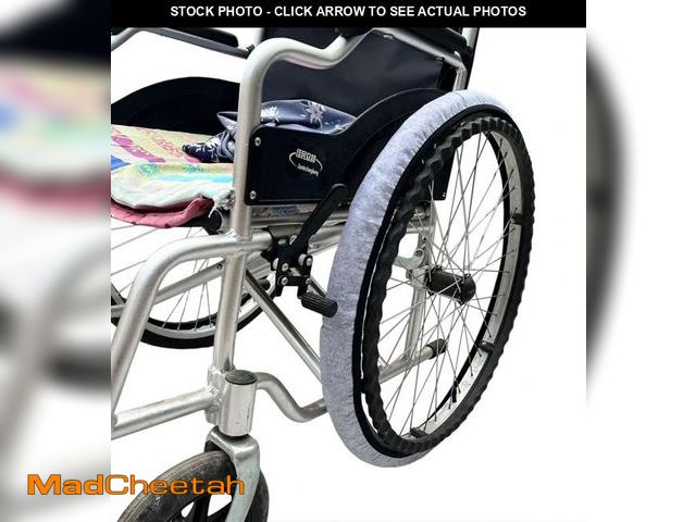Lot 74-12333576 - Wheelchair Tyre Covers for Wheels 24Ã¢â¬Ã¢â¬ to Protect Floors Carpets Wheelchair Tire Covers - UN...