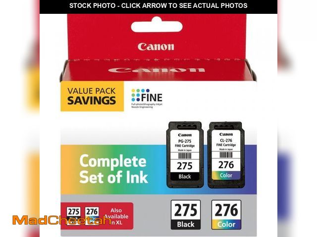 Lot 74-12425944 - Canon PG-275/CL-276 Complete Set of Ink Cartridge, Black and Color - UNUSED
