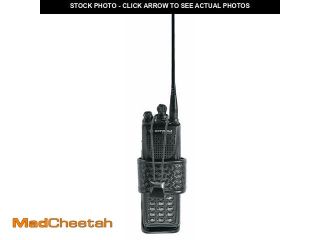 Lot 74-13540800 - Bianchi AccuMold Elite 7923 Adjustable Radio Holder (Basketweave Black, Size 1) - UNUSED