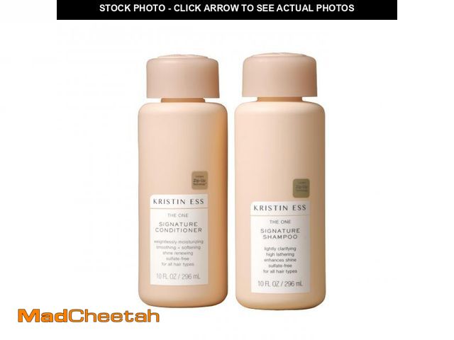 Lot 74-12354981 - *SEE DETAILS* Kristin Ess Hair Signature Salon Sulfate Free Shampoo and Conditioner Set for Moisture...