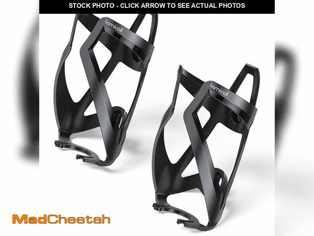 Lot 74-13951572 - Lamicall 2 Pack Bike Water Bottle Holder - 1.2 Oz Ultralight &amp; Sturdy Bike Cup Holder, Bicycle D...