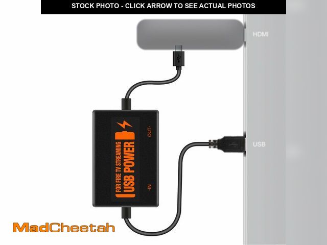 Lot 74-13569023 - Fire Stick Power Adapter, USB Power Cable for Fire TV Stick, Powers Streaming TV Sticks Directly fro...