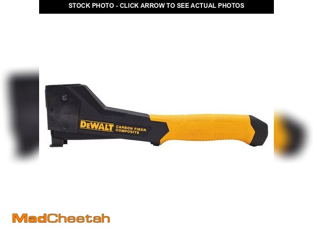 Lot 74-14604615 - DEWALT Carbon Fiber Composite Hammer Tacker DWHT75900 - UNUSED