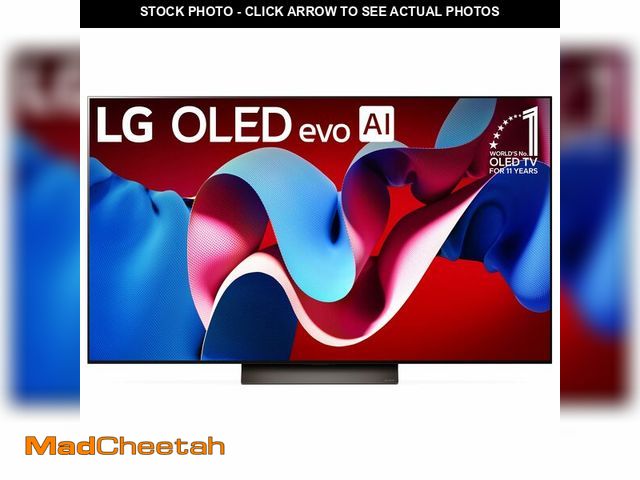 Lot 74-12628295 - LG 55-Inch Class OLED evo C4 Series Smart TV 4K Processor Flat Screen with Magic Remote AI-Powered w...