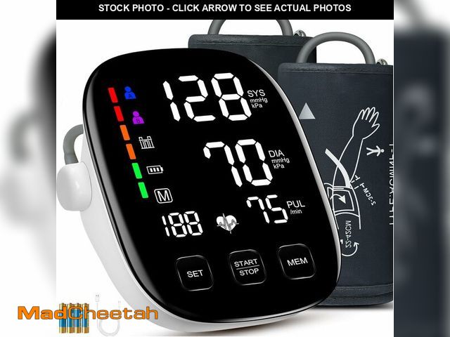 Lot 74-12324246 - Blood Pressure Monitors for Home Use, 9-17'' &amp; 13-21'' Extra Large Blood Pressure Cuff Upper Arm...