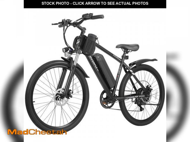 Lot 74-12407089 - Hoverfly OUREA 26" Electric Bike for Adults, 750W Peak Motor Mountain Ebike, 20MPH Up to 40 Miles, U...