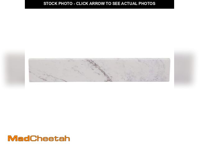 Lot 74-14597675 - Home Decorators Collection 21 in. W Cultured Marble Vanity Sidesplash in Lunar SSSE21-LR - UNUSED