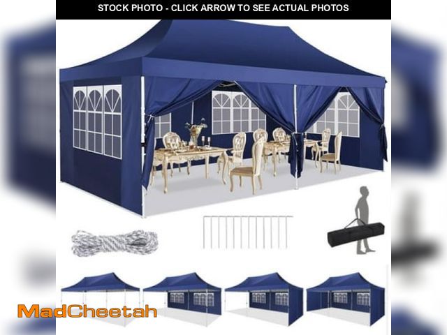 Lot 74-12401722 - HOTEEL 10  X 20  Pop up Canopy Tent  Heavy Duty Waterproof Commercial Instant Gazebo  Outdoor Canopy...