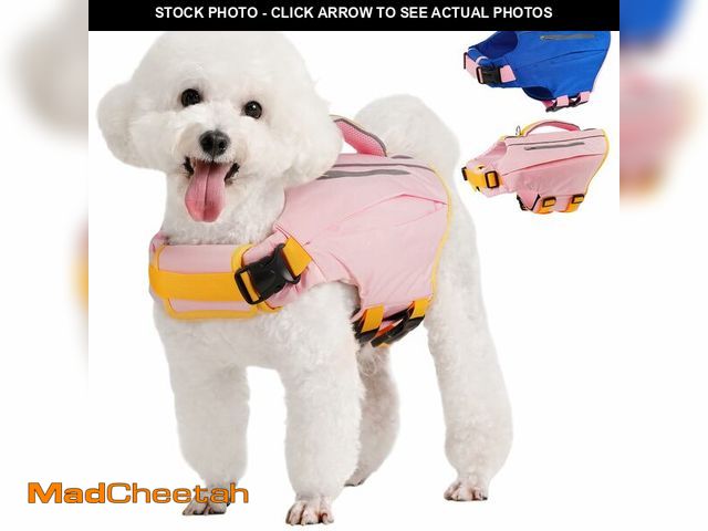 Lot 74-14269236 - Kuoser Dog Life Jacket, High Flotation Swim Vest for Water Active - UNUSED
