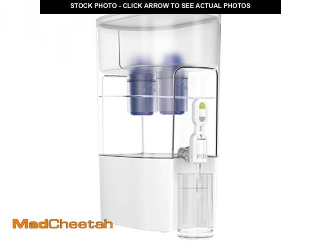 Lot 74-12098437 - PUR XL 44-Cup Water Filter Dispenser with 2 Genuine PUR Filters, Largest Available, 44-Cup Capacity,...